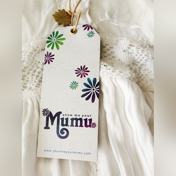 *NWT* SHOW ME YOUR MUMU | Sicily Mini/Babydoll Dress | Large | White - Picture 13 of 13